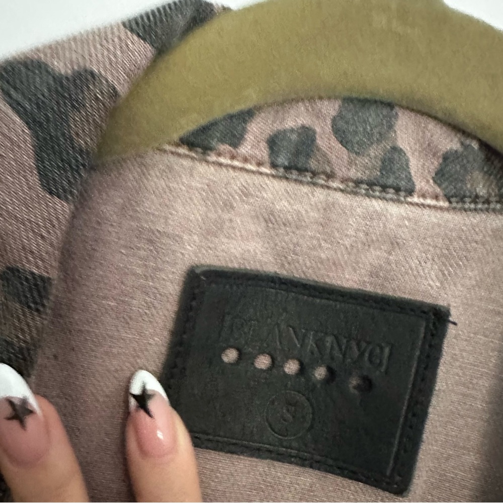 Blank NYC Leopard Print Denim Jacket - Picture 3 of 3